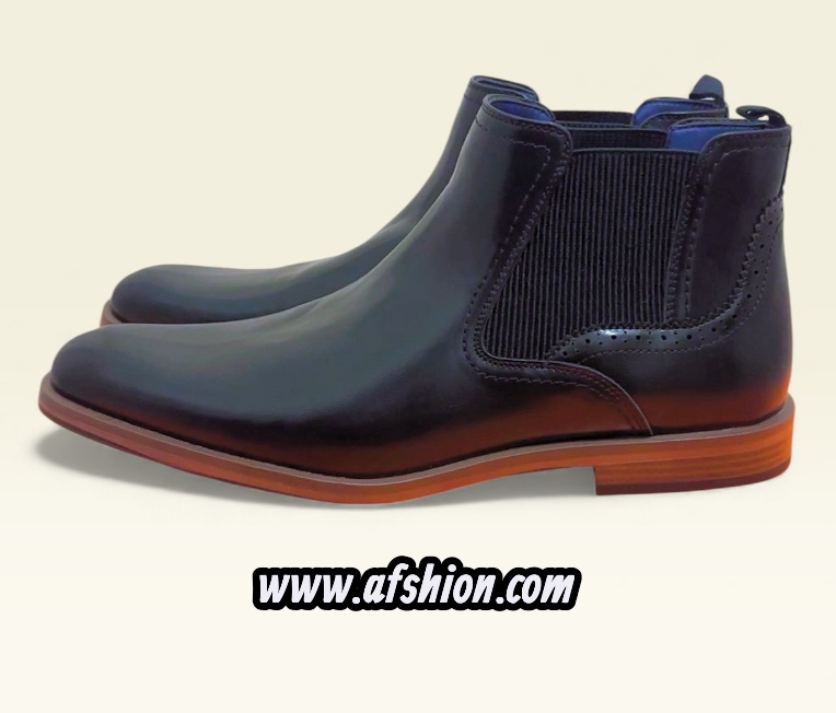Bottines Noir Homme Cuir
