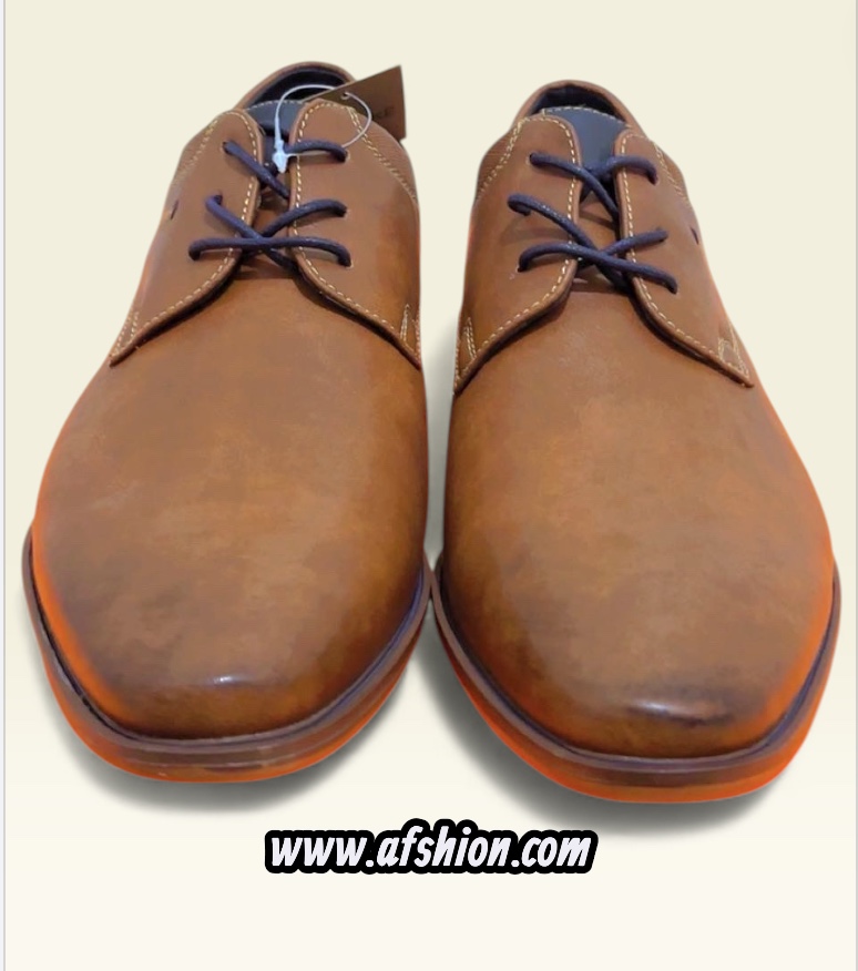 Derbies Marron Homme Motif uni Lacets Cuir