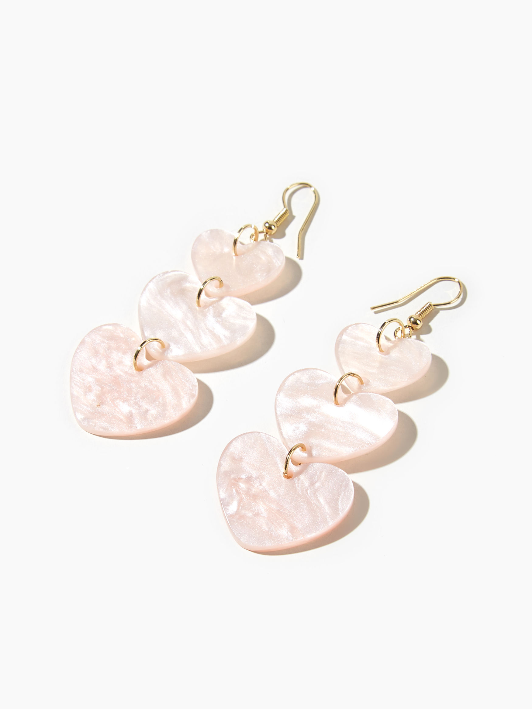 Serena -  Boucles d'oreilles rose pâle