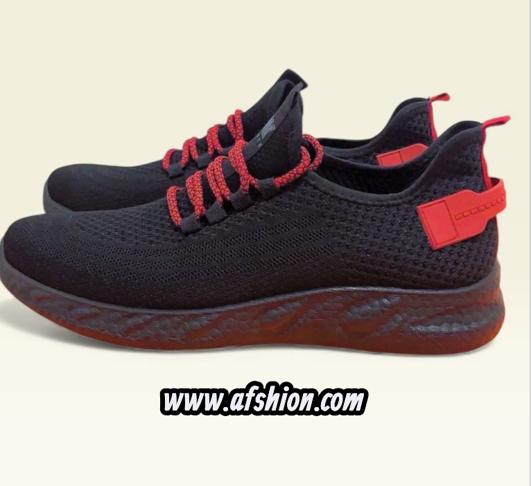 Chaussures de sport Homme rouge et noir