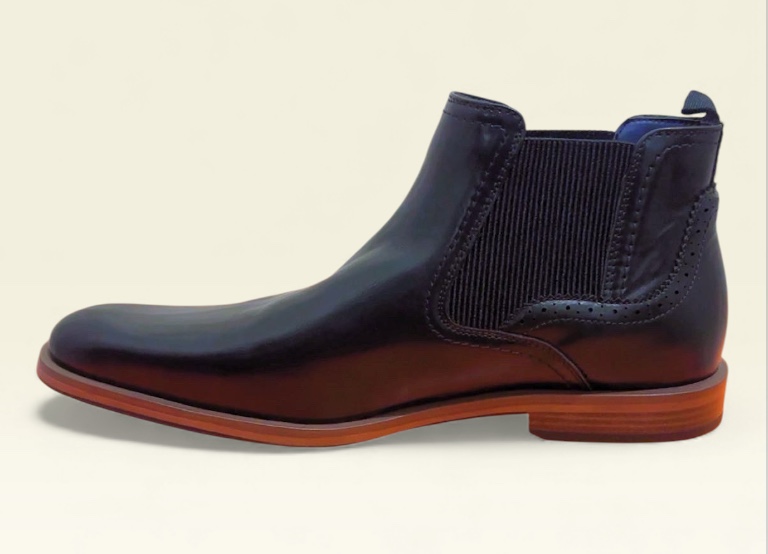 Bottines Noir Homme Cuir