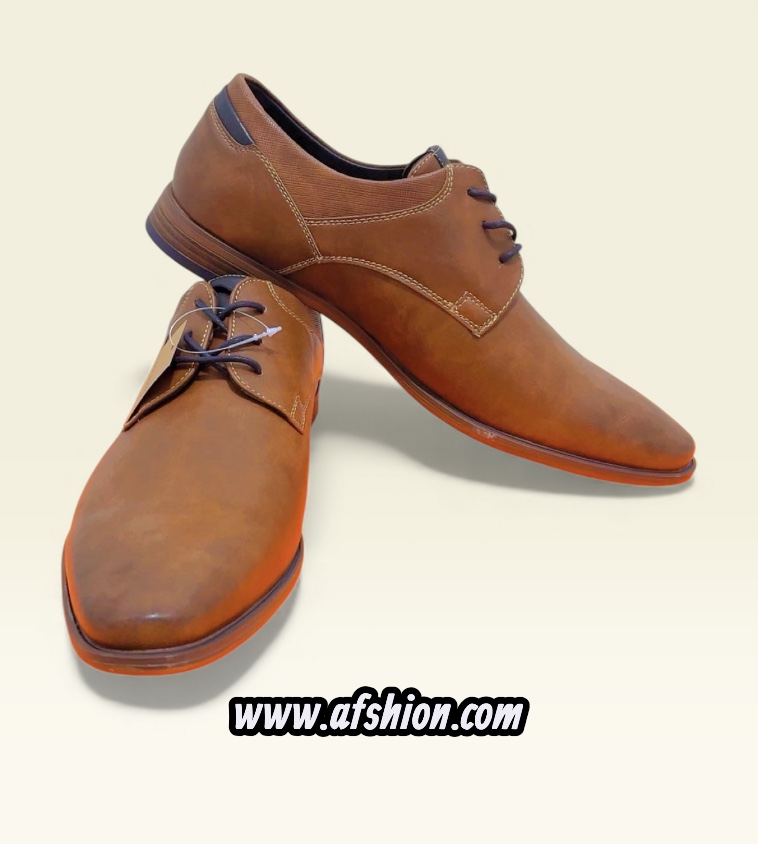 Derbies Marron Homme Motif uni Lacets Cuir
