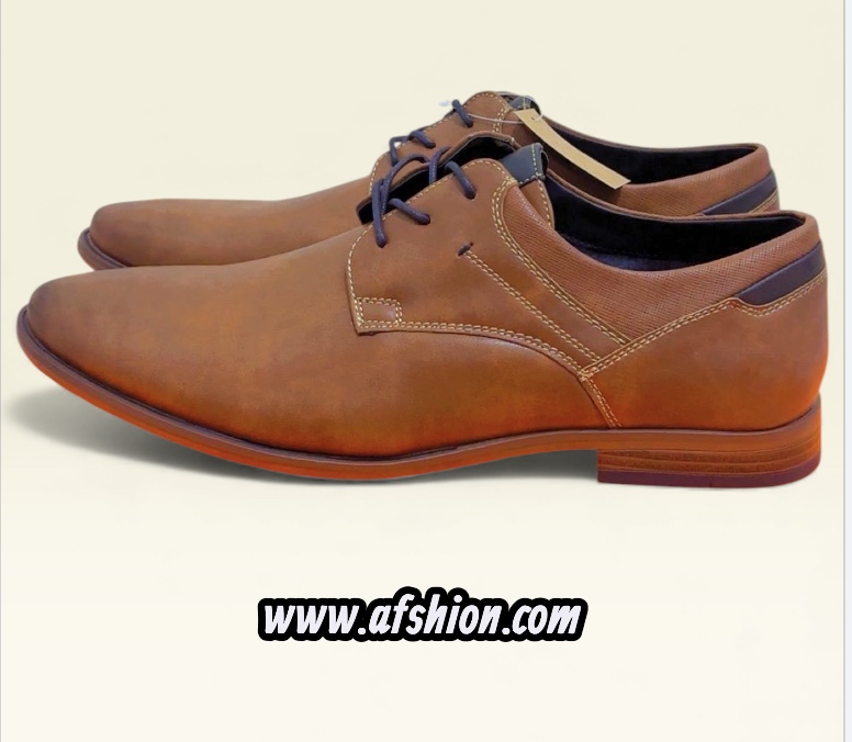 Derbies Marron Homme Motif uni Lacets Cuir