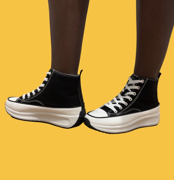 Katy - Baskets Femme Montante NOIR