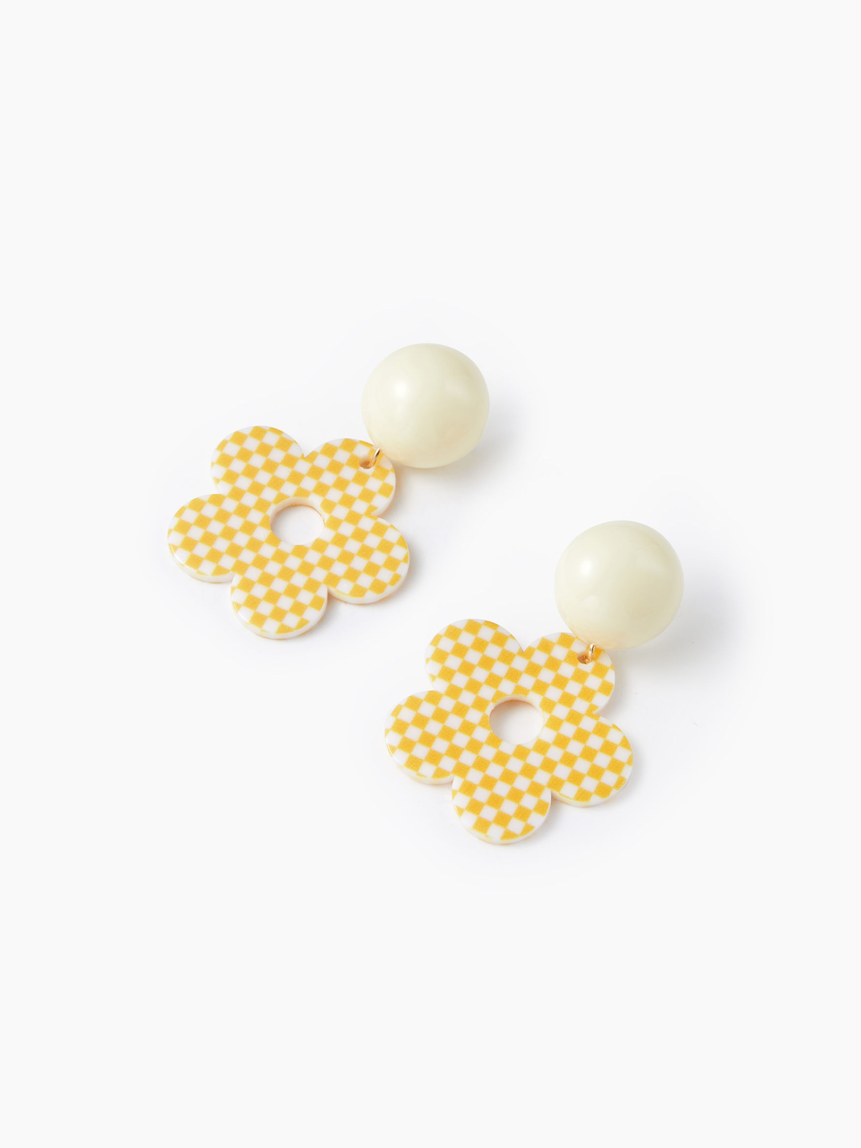 Mouna -  Boucles d'oreilles  Jaune